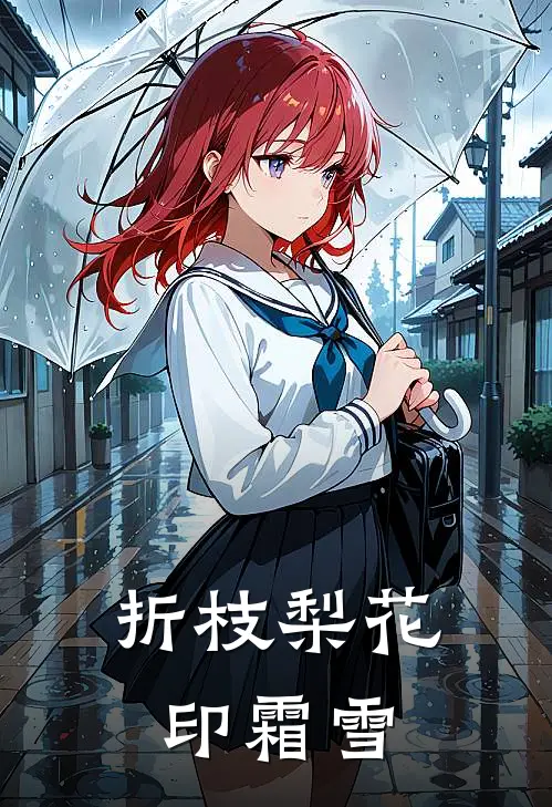 折枝梨花印霜雪