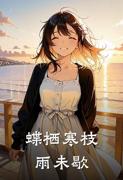 蝶栖寒枝雨未歇
