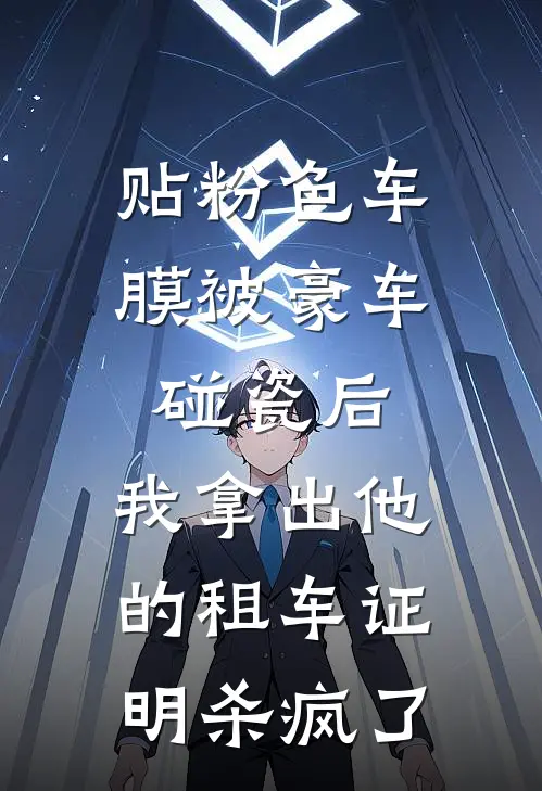 贴粉色车膜被豪车碰瓷后，我拿出他的租车证明杀疯了