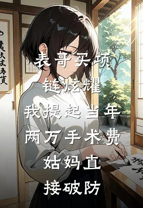 表哥买项链炫耀，我提起当年两万手术费，姑妈直接破防