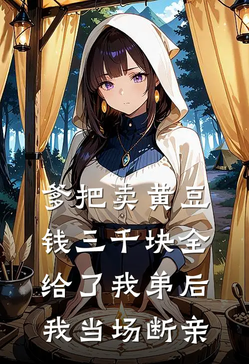 爹把卖黄豆钱三千块全给了我弟后，我当场断亲