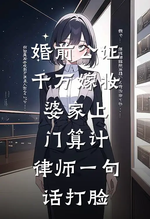 婚前公证千万嫁妆，婆家上门算计，律师一句话打脸