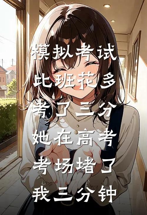 模拟考试比班花多考了三分，她在高考考场堵了我三分钟
