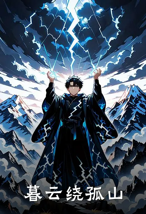 暮云绕孤山