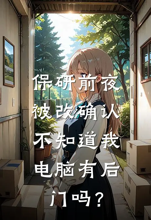 保研前夜被改确认，不知道我电脑有后门吗？
