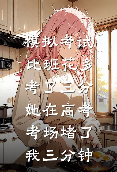 模拟考试比班花多考了三分，她在高考考场堵了我三分钟