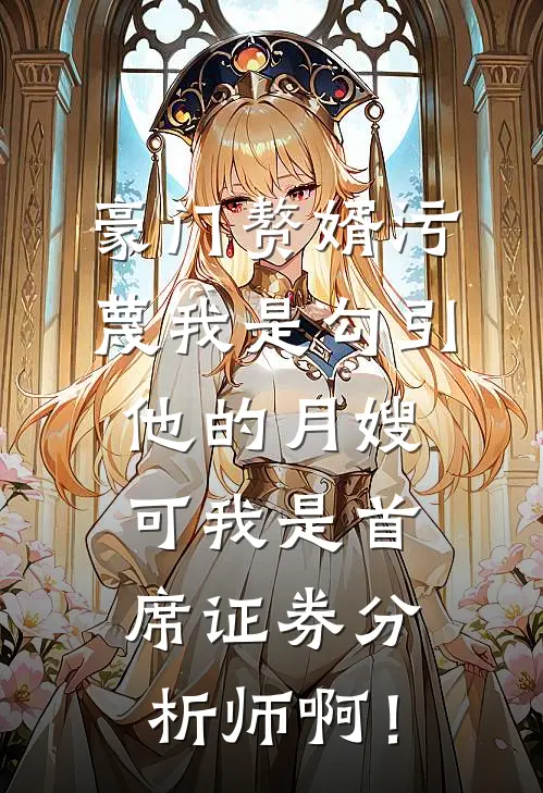 豪门赘婿污蔑我是勾引他的月嫂，可我是首席证券分析师啊！