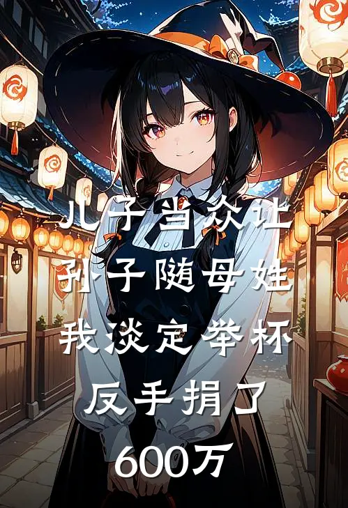 儿子当众让孙子随母姓，我淡定举杯，反手捐了600万