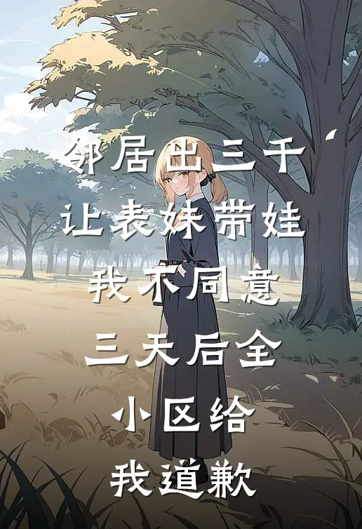 邻居出三千让表妹带娃我不同意，三天后全小区给我道歉