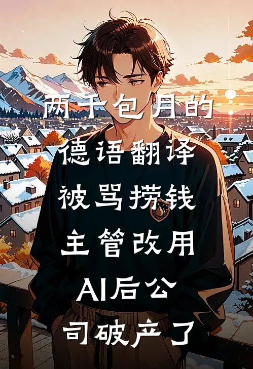 两千包月的德语翻译被骂捞钱，主管改用AI后公司破产了