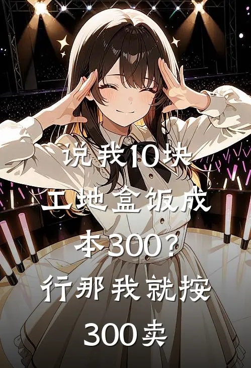 说我10块工地盒饭成本300？行，那我就按300卖