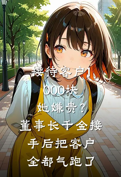 接待客户1000块她嫌贵？董事长千金接手后把客户全都气跑了