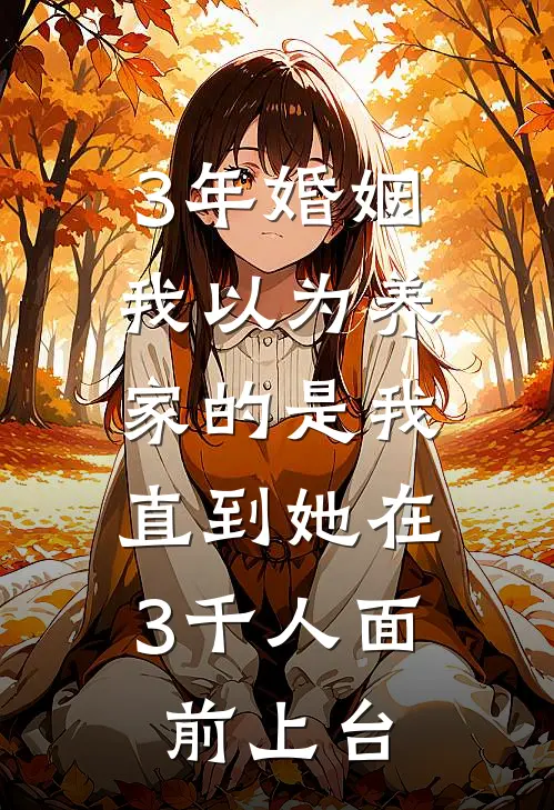 3年婚姻我以为养家的是我，直到她在3千人面前上台