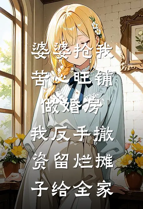 婆婆抢我苦心旺铺做婚房，我反手撤资留烂摊子给全家