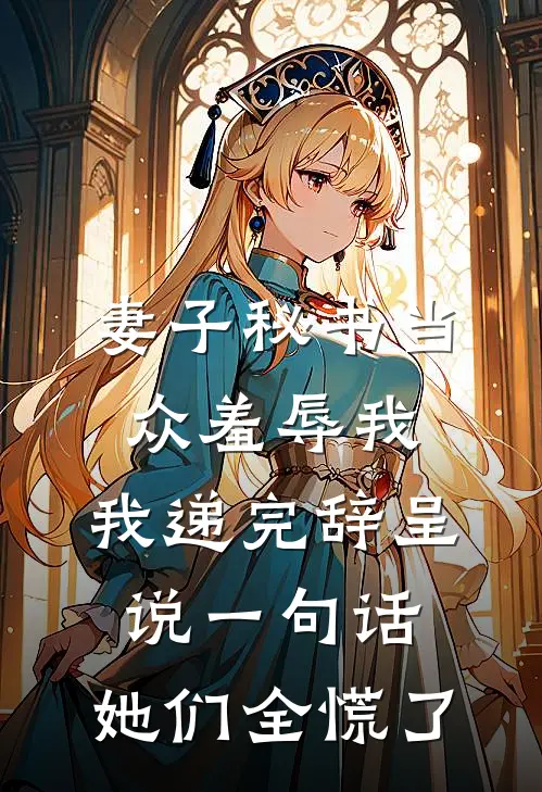 妻子秘书当众羞辱我，我递完辞呈说一句话，她们全慌了