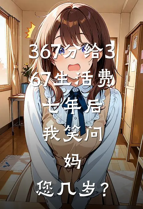 367分给367生活费，七年后我笑问：妈，您几岁？