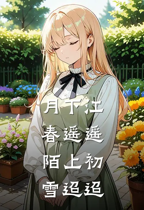 月下江春遥遥，陌上初雪迢迢