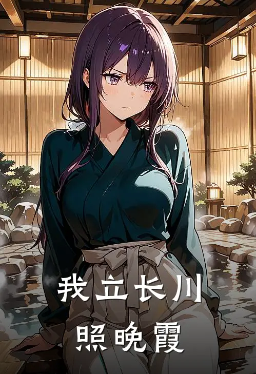 我立长川照晚霞