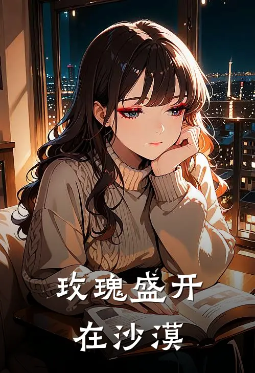 玫瑰盛开在沙漠