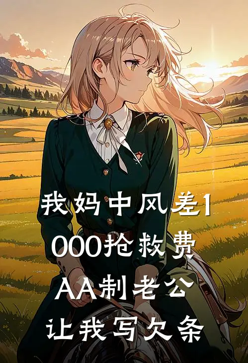 我妈中风差1000抢救费，AA制老公让我写欠条