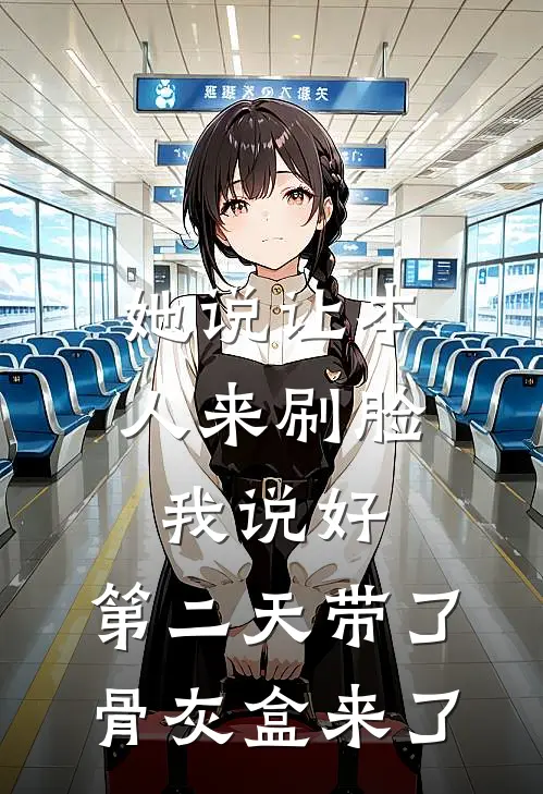 她说让本人来刷脸，我说好，第二天带了骨灰盒来了