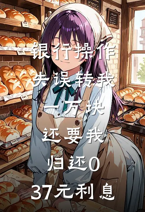 银行操作失误转我一万块，还要我归还0.37元利息