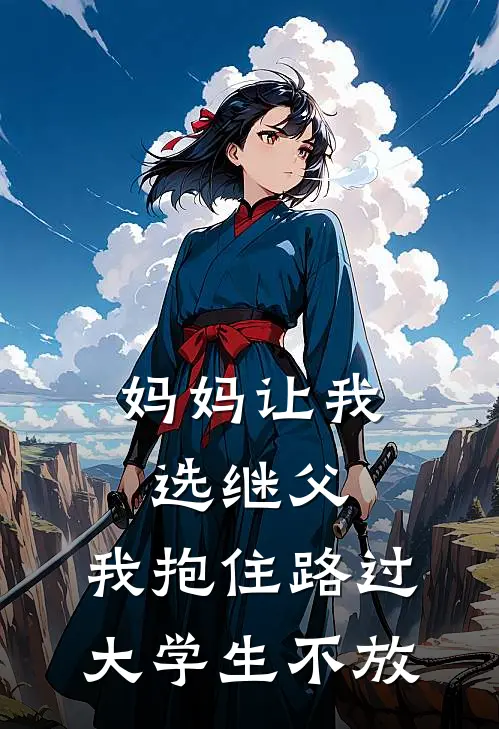 妈妈让我选继父，我抱住路过大学生不放