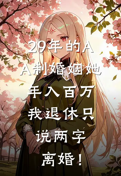29年的AA制婚姻她年入百万，我退休只说两字：离婚！