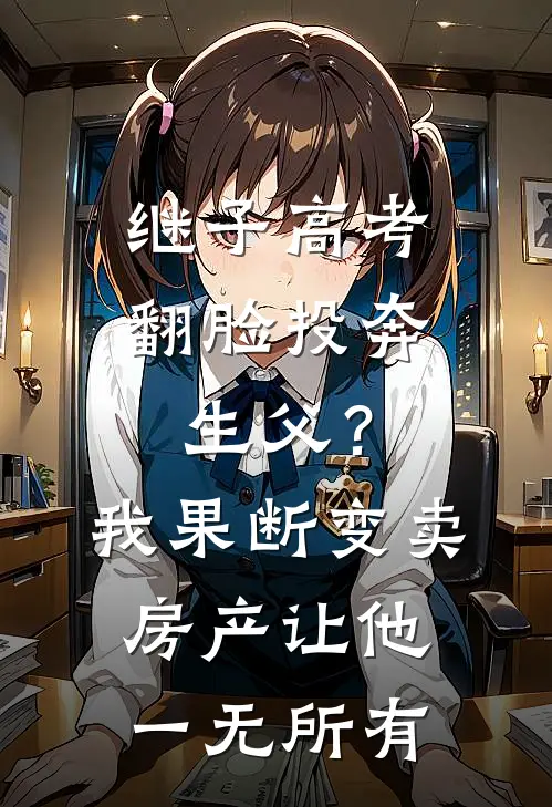 继子高考翻脸投奔生父？我果断变卖房产，让他一无所有