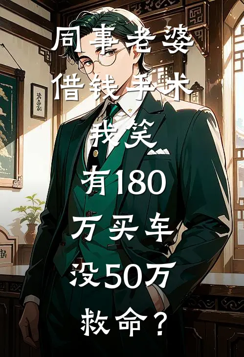 同事老婆借钱手术，我笑：有180万买车，没50万救命？