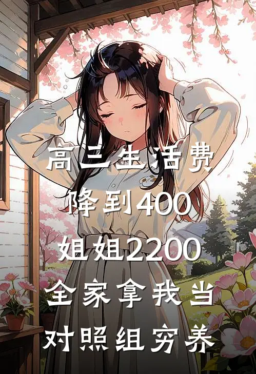 高三生活费降到400，姐姐2200，全家拿我当对照组穷养
