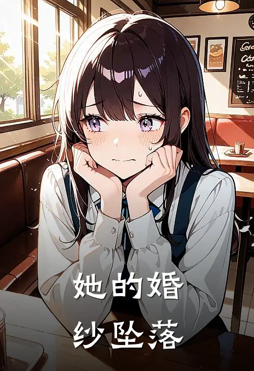 她的婚纱坠落