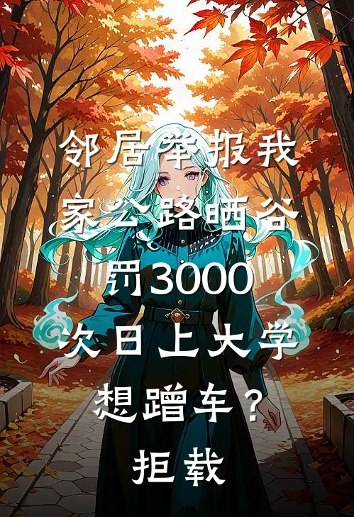邻居举报我家公路晒谷罚3000，次日上大学想蹭车？拒载