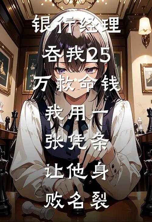 银行经理吞我25万救命钱，我用一张凭条，让他身败名裂