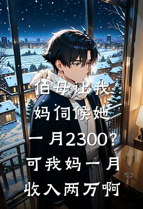 伯母让我妈伺候她，一月2300？可我妈一月收入两万啊
