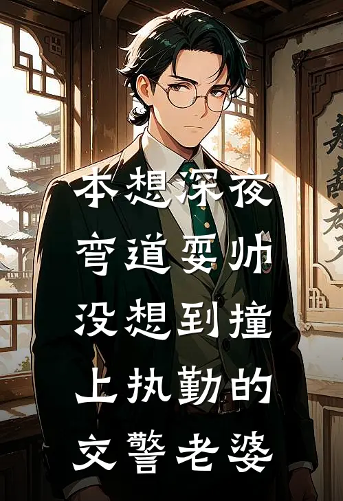 本想深夜弯道耍帅，没想到撞上执勤的交警老婆