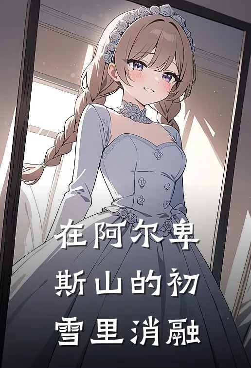 在阿尔卑斯山的初雪里消融