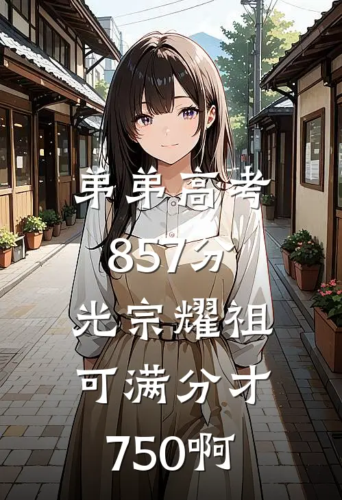 弟弟高考857分光宗耀祖，可满分才750啊