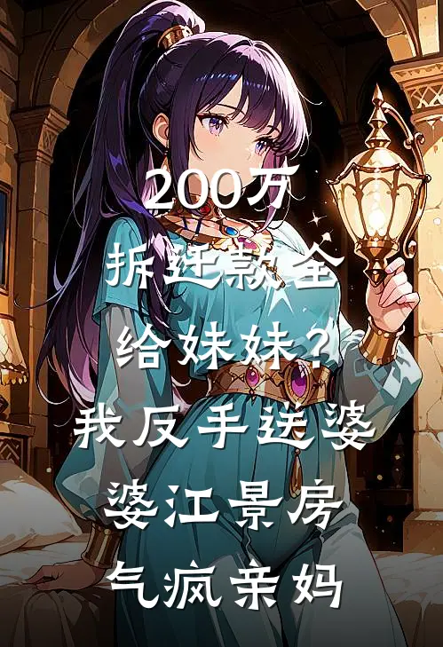 200万拆迁款全给妹妹？我反手送婆婆江景房，气疯亲妈