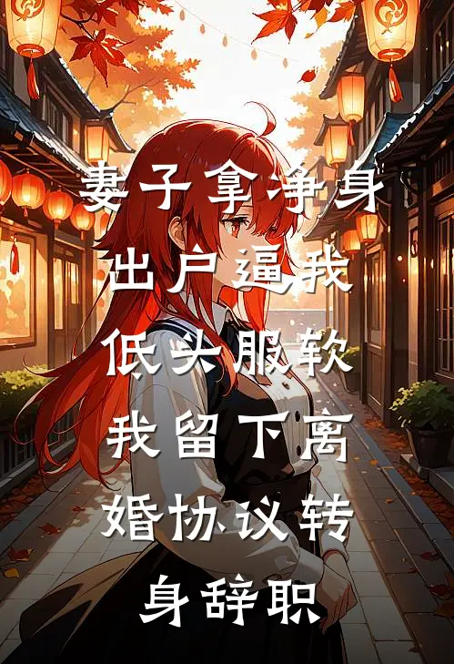 妻子拿净身出户逼我低头服软，我留下离婚协议转身辞职