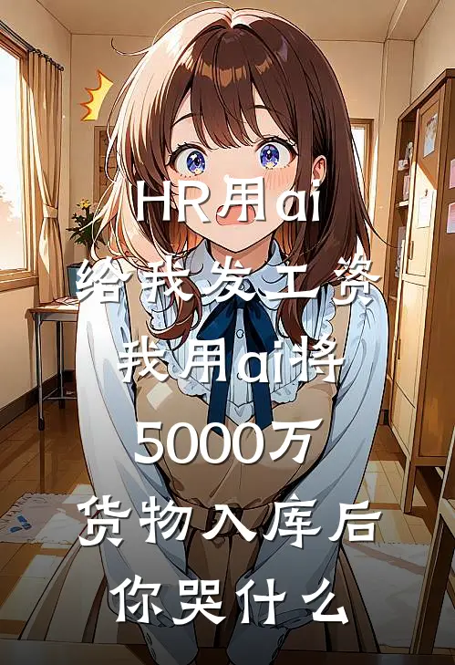 HR用ai给我发工资，我用ai将5000万货物入库后，你哭什么