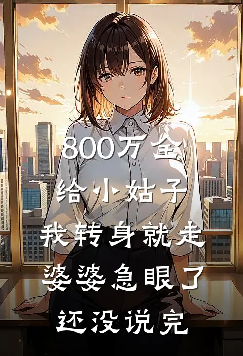 800万全给小姑子，我转身就走，婆婆急眼了：还没说完
