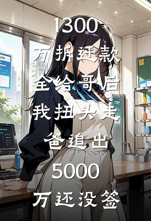 1300万拆迁款全给哥后我扭头走，爸追出：5000万还没签