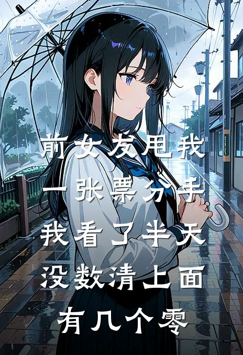 前女友甩我一张票分手，我看了半天没数清上面有几个零