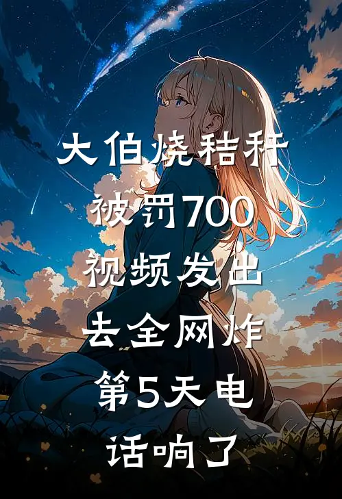 大伯烧秸秆被罚700，视频发出去全网炸，第5天电话响了