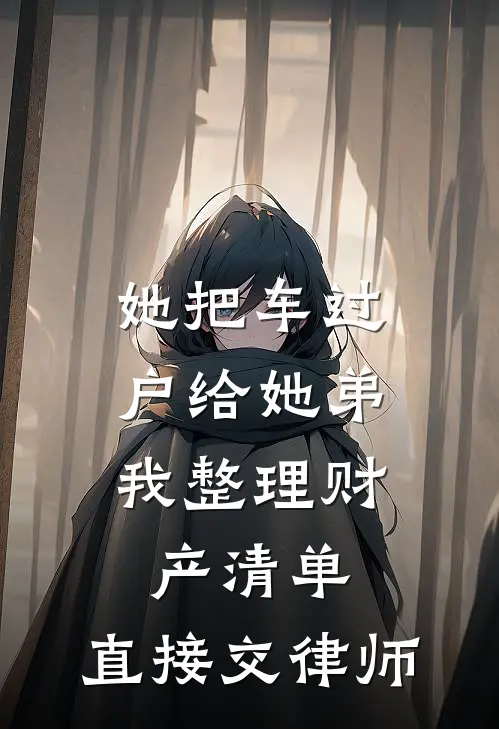 她把车过户给她弟，我整理财产清单，直接交律师