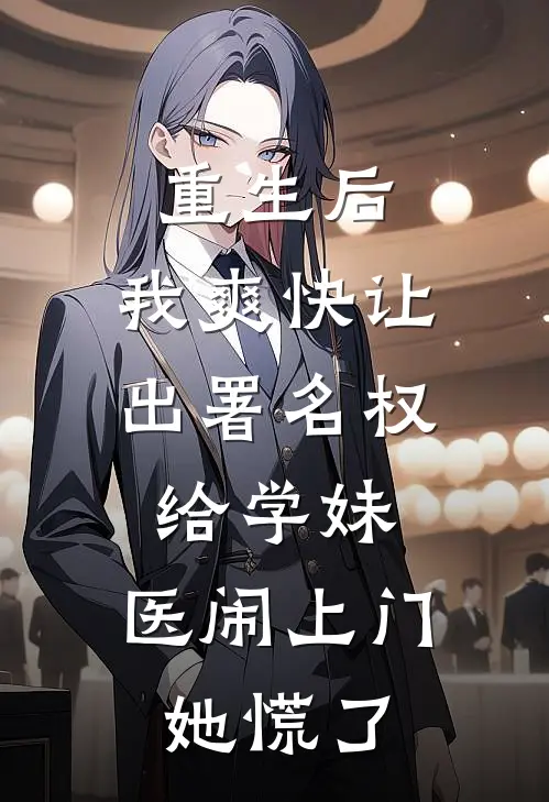 重生后，我爽快让出署名权给学妹，医闹上门她慌了