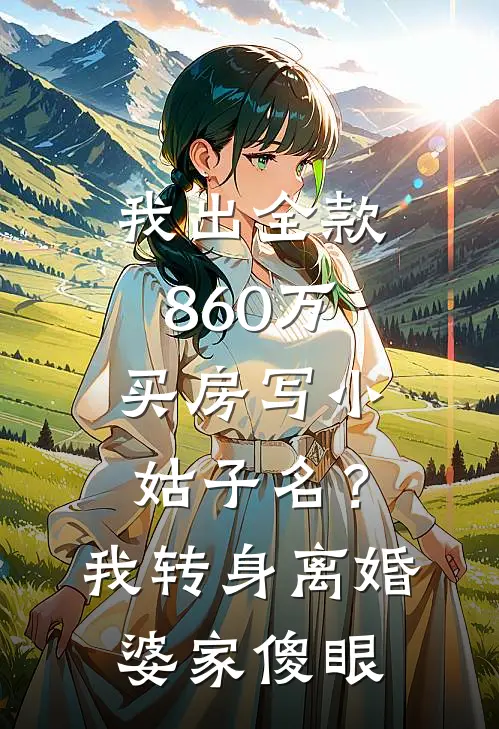 我出全款860万买房写小姑子名？我转身离婚，婆家傻眼