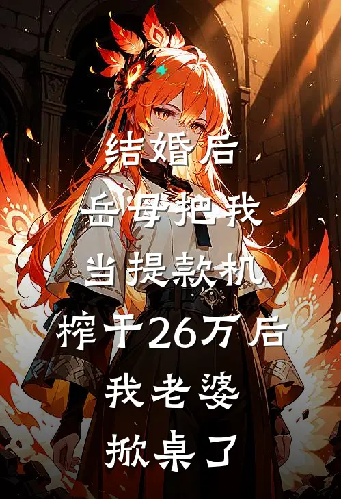 结婚后，岳母把我当提款机，榨干26万后，我老婆掀桌了