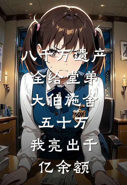八千万遗产全给堂弟，大伯施舍五十万，我亮出千亿余额